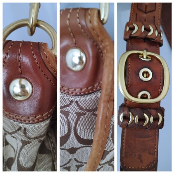 Coach Bleecker Legacy Signature C Shoulder Bag 2007 style 11434 - Picture 10 of 13